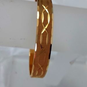 Monet S Stamped Goldtone Bracelet